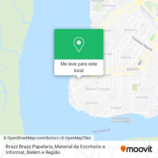 Brazz Brazz Papelaria, Material de Escritorio e Informat mapa