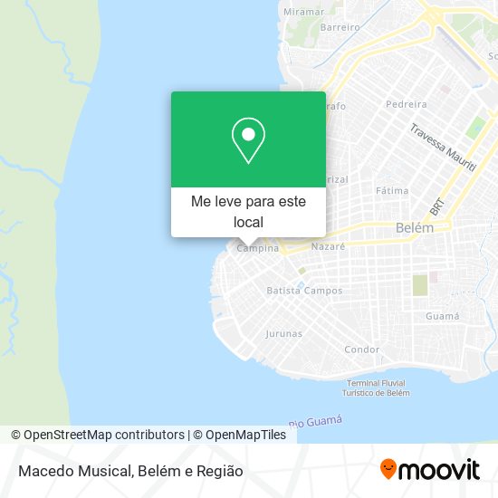 Macedo Musical mapa