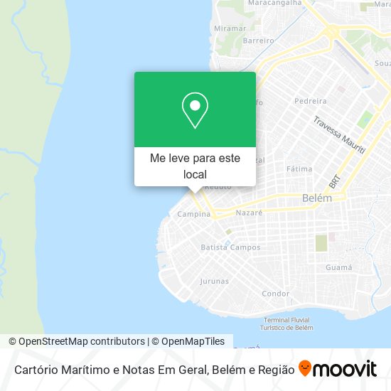 Cartório Marítimo e Notas Em Geral mapa