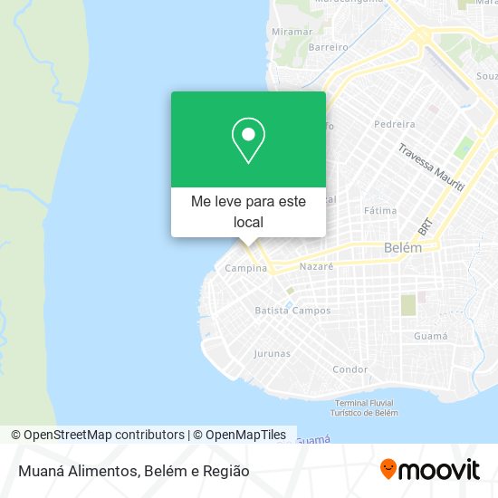 Muaná Alimentos mapa