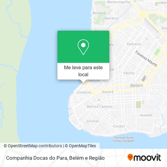 Companhia Docas do Para mapa