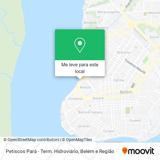 Petiscos Pará - Term. Hidroviário mapa