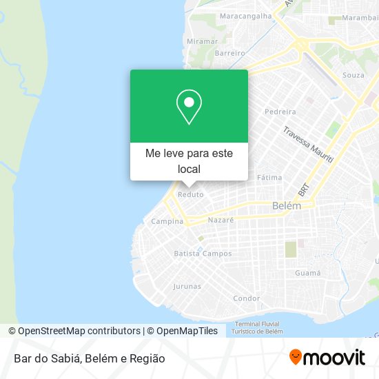 Bar do Sabiá mapa