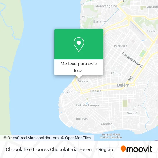 Chocolate e Licores Chocolateria mapa