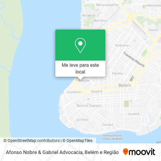 Afonso Nobre & Gabriel Advocacia mapa