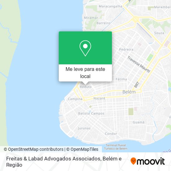Freitas & Labad Advogados Associados mapa