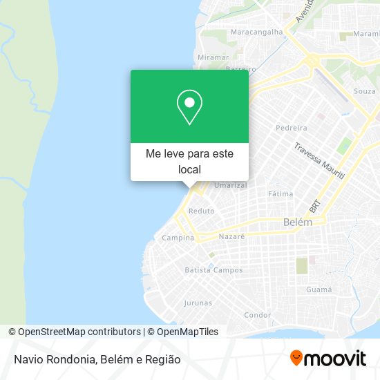 Navio Rondonia mapa