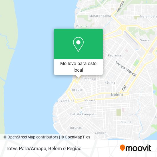 Totvs Pará/Amapá mapa