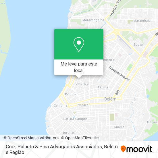Cruz, Palheta & Pina Advogados Associados mapa