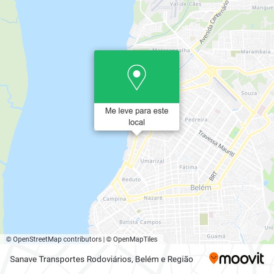 Sanave Transportes Rodoviários mapa