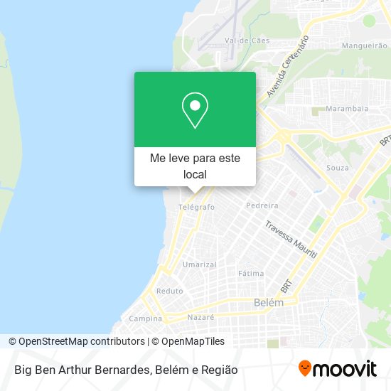 Big Ben Arthur Bernardes mapa