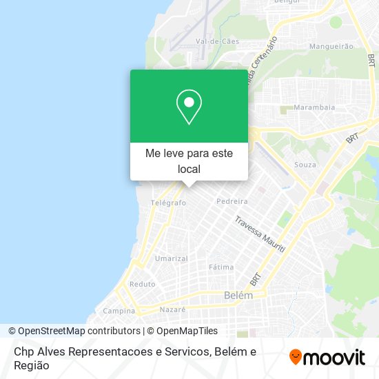 Chp Alves Representacoes e Servicos mapa