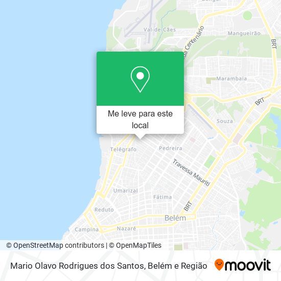 Mario Olavo Rodrigues dos Santos mapa