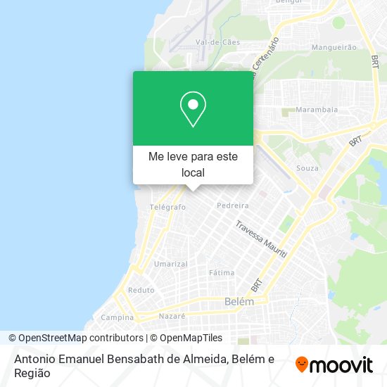 Antonio Emanuel Bensabath de Almeida mapa