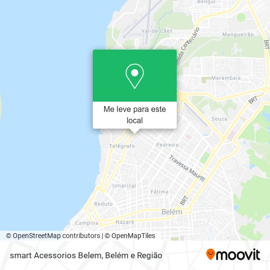smart Acessorios Belem mapa