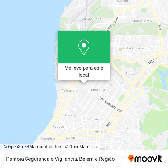 Pantoja Seguranca e Vigilancia mapa
