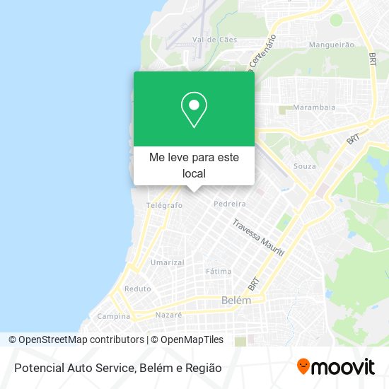 Potencial Auto Service mapa