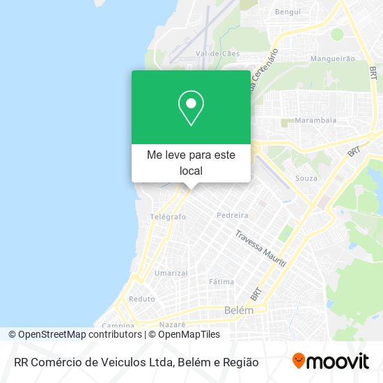 RR Comércio de Veiculos Ltda mapa