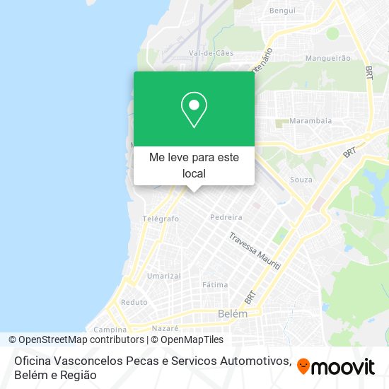 Oficina Vasconcelos Pecas e Servicos Automotivos mapa