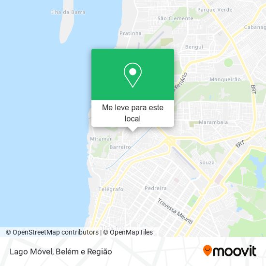 Lago Móvel mapa