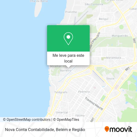 Nova Conta Contabilidade mapa