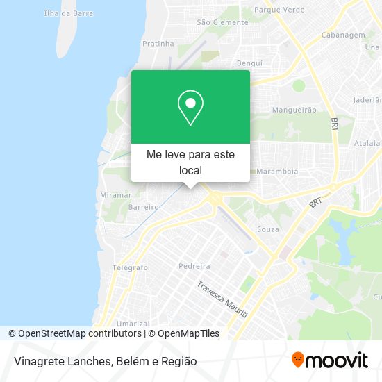 Vinagrete Lanches mapa