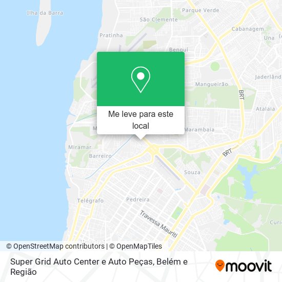 Super Grid Auto Center e Auto Peças mapa