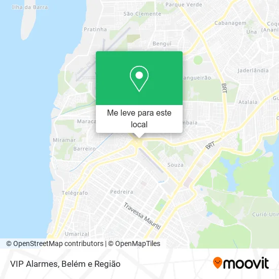 VIP Alarmes mapa