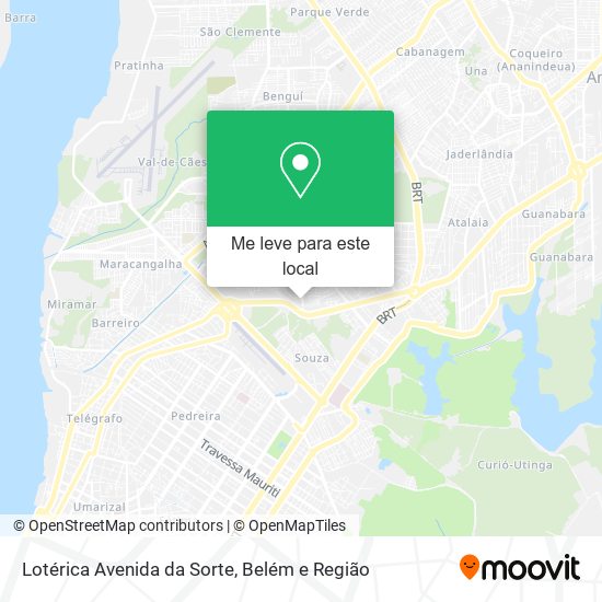 Lotérica Avenida da Sorte mapa