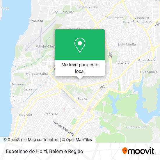 Espetinho do Horti mapa