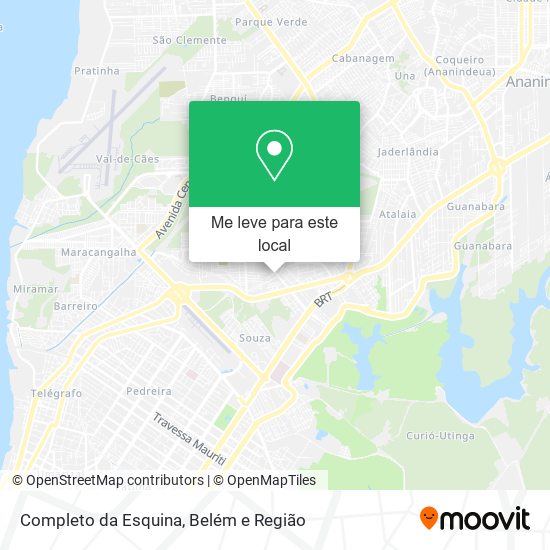 Completo da Esquina mapa