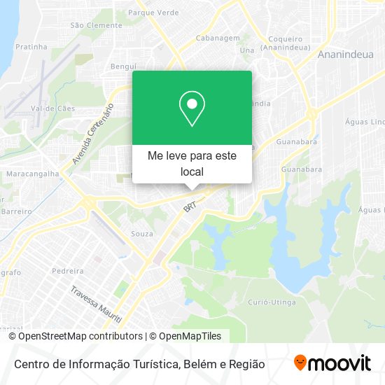 Centro de Informação Turística mapa