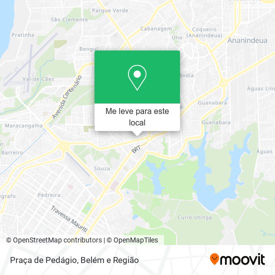 Praça de Pedágio mapa
