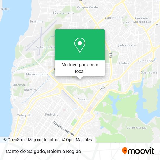 Canto do Salgado mapa