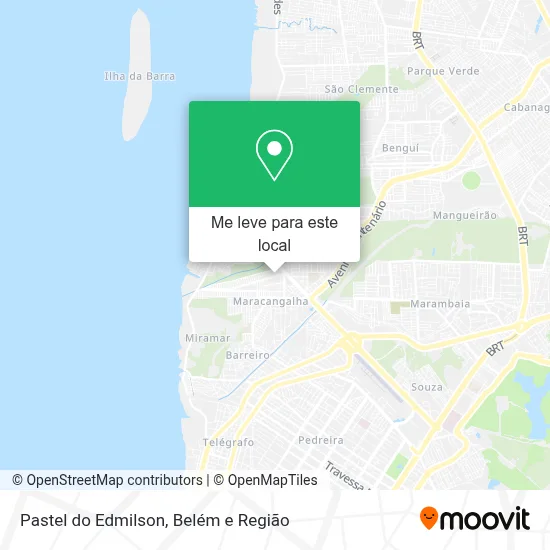 Pastel do Edmilson mapa