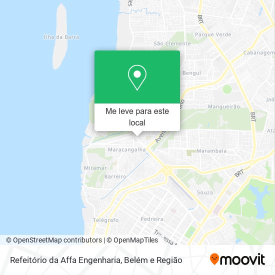 Refeitório da Affa Engenharia mapa