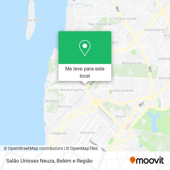 Salão Unissex Neuza mapa