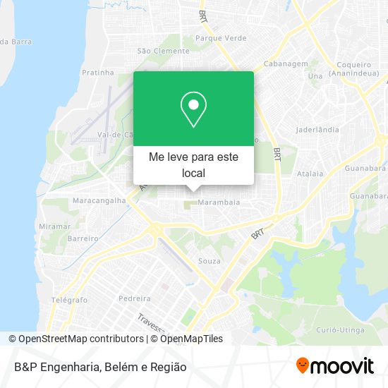 B&P Engenharia mapa