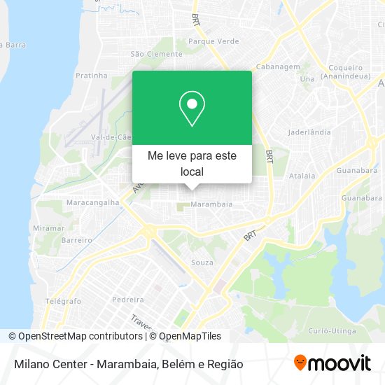 Milano Center - Marambaia mapa
