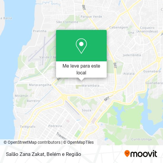 Salão Zana Zakat mapa