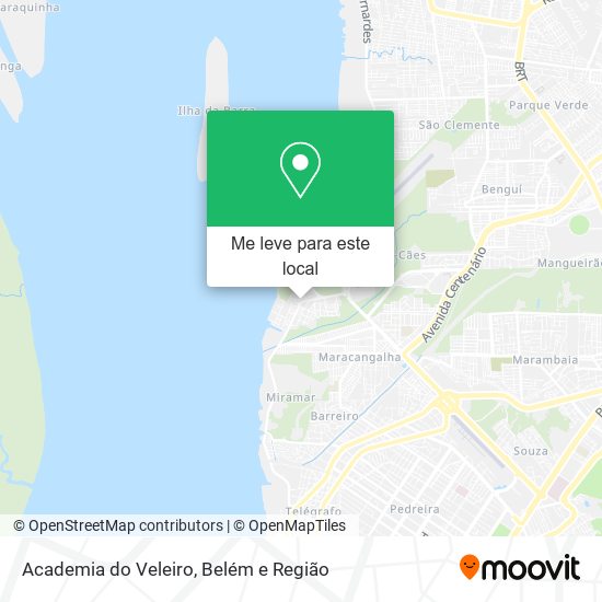 Academia do Veleiro mapa