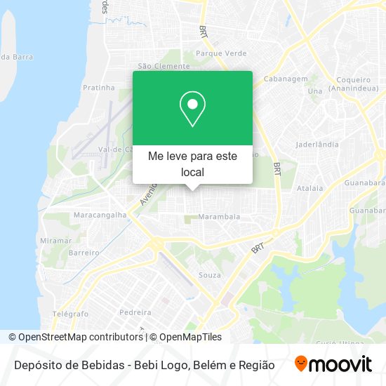 Depósito de Bebidas - Bebi Logo mapa