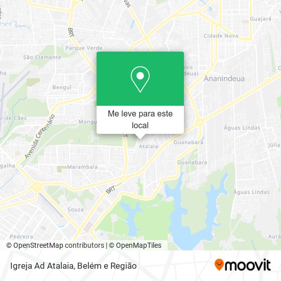 Igreja Ad Atalaia mapa