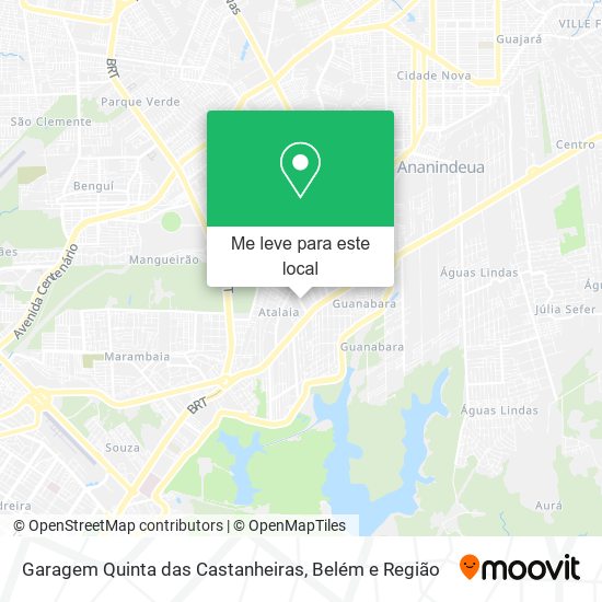 Garagem Quinta das Castanheiras mapa