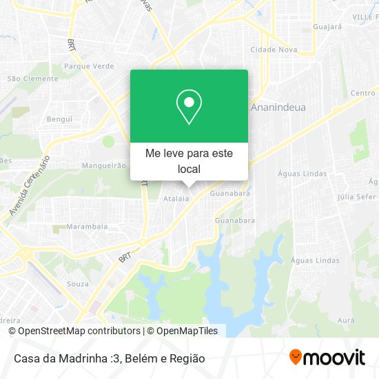 Casa da Madrinha :3 mapa