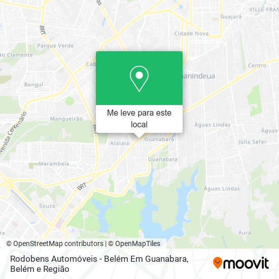 Rodobens Automóveis - Belém Em Guanabara mapa