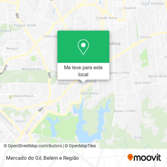 Mercado do Gil mapa