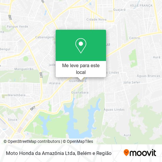 Moto Honda da Amazônia Ltda mapa