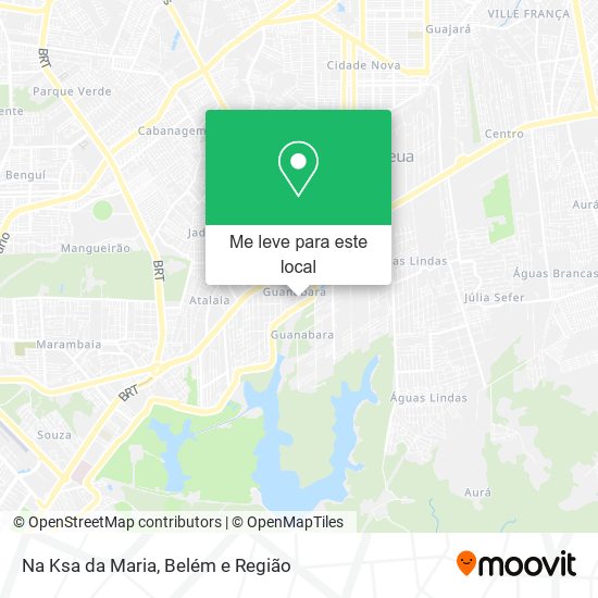 Na Ksa da Maria mapa