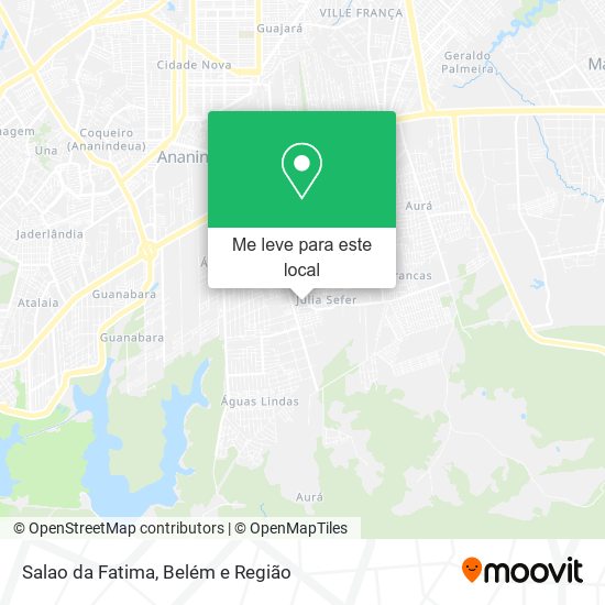 Salao da Fatima mapa